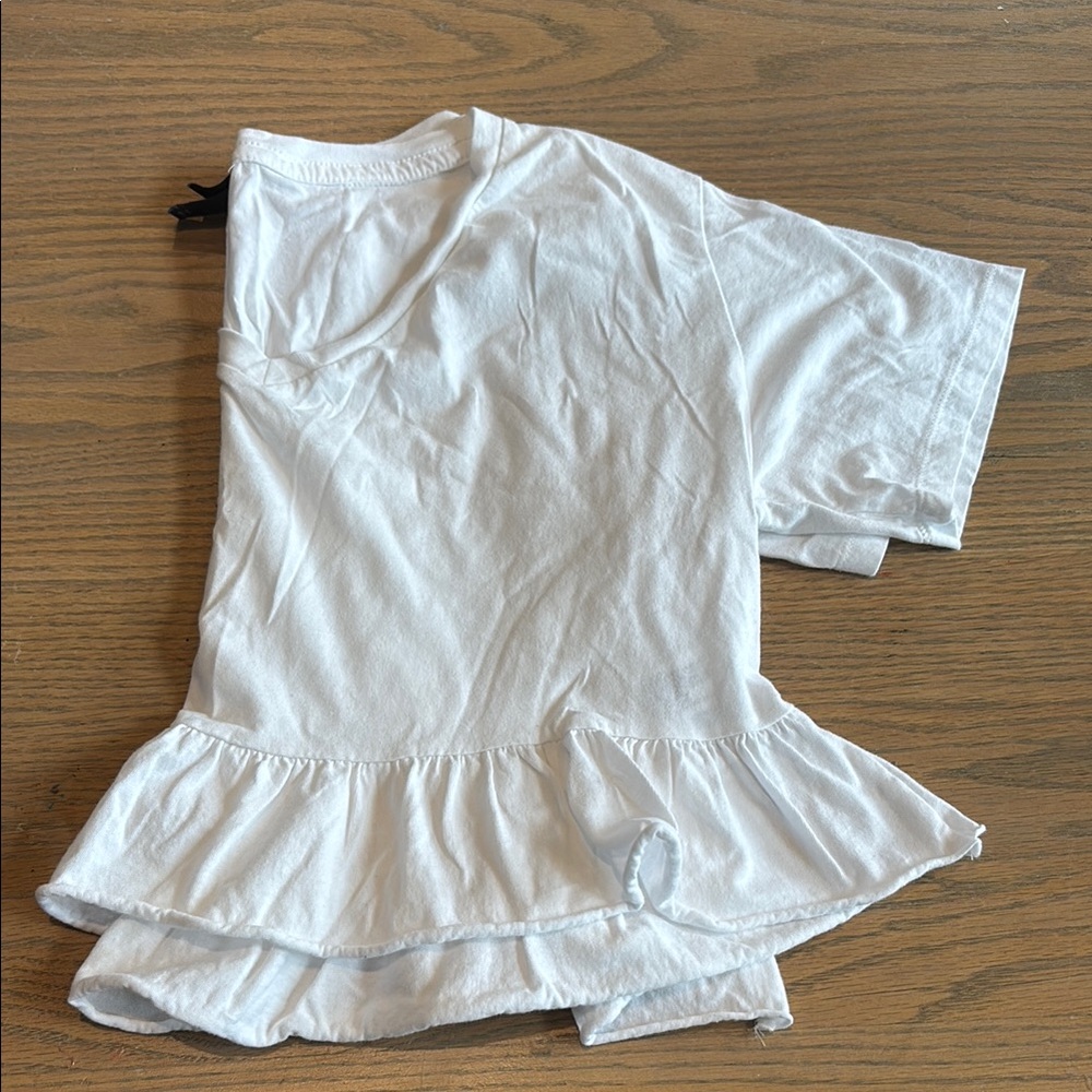 Wild Fable Cropped Ruffle Top